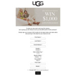 Win $1,000 Worth of Products from UGG