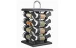17 Piece Revolving Carousel Spice Rack with Glass Jars $28.88
