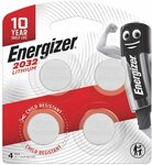 4 Pack Energizer CR2032 $6.95 ($6.26 Sub & Save) - Min Order of 2 + Delivery ($0 with Prime/ $39 Spend) @ Amazon AU