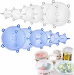 20% off 12PCS Silicone Stretch Lids 2 Colors $8.79 + Delivery ($0 with Prime/ $39 Spend) @ Simonpen Amazon