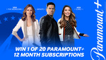 Win 1 of 20 Paramount+ 12 Month Subscriptions Worth $108 from Network Ten