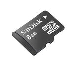 SanDisk microSDHC 8GB, Micro SD with SD Adapter for $6.95 with Free Shipping by ShoppingSquare