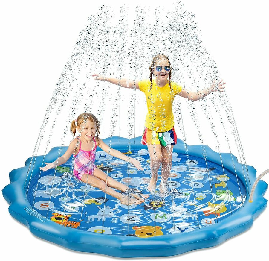 Splash Pad Water Sprinkler Mat for Kids, 170cm (50% off) $25 + Delivery ...