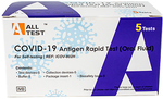 ALLTEST Covid-19 Antigen Rapid Test - 5 Units (Oral Fluid) $60.50 + Shipping @ MyCovidTest