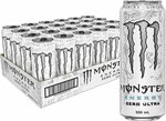 Monster Energy Drink Zero Ultra 24x 500ml $39 ($35.10 S&S) Delivered @ Amazon AU