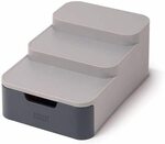 Joseph Joseph CupboardStore Compact Tiered Organiser with Drawer - Grey $15 + Delivery ($0 with Prime/ $39 Spend) @ Amazon AU