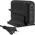 HEYMIX 120W 5-Port Charging Station, Dual PD Max Upto 100W & 3 USB A Port W QC 3.0 Smart Control $65.99 Delivered @ HEYMIX