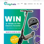 Win an E-Glide ULTRA Electric Scooter, Lifer Helmet and Chain Lock (Worth $1300) from Trixity Trails