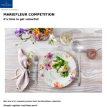 Win a Mariefleur Tableware Set Worth $449 or 1 of 10 Mariefleur Mugs Worth $49.95 from Villeroy and Boch
