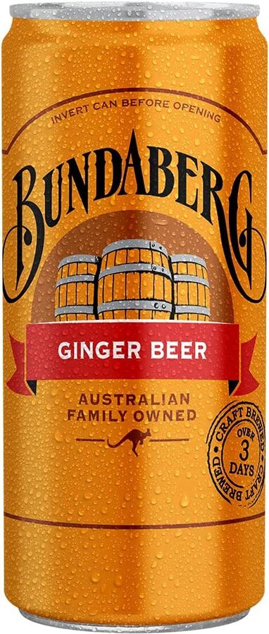 Bundaberg Ginger Beer 200ml Mini Cans 24 Pack 1640 Sands 1476