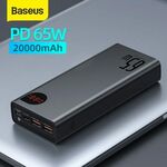 Baseus Adaman Digital Display 20,000mAh 65W Powerbank $60.79 ($59.27 with eBay Plus) Delivered @ Baseus via eBay