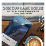 30% Darkhorse Coffee Beans (e.g. 1kg $41.30) + Delivery ($0 MEL/Perth C&C) @ Five Senses Roaster