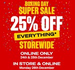 25% off RRP (Some Exclusions) @ Supercheap Auto