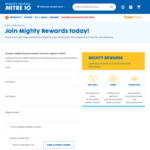 $5 Bonus (Valid for 7 Days) for New Mighty Rewards Members (Free Membership) @ Mitre10