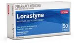 50x Lorastyne 10mg Pharmacy Action $9.39 Delivered @ PharmacySavings