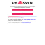 20% off Yearly Subscription to The Sizzle Technology Newsletter $48 (Was $60)