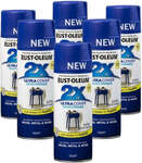 6 Cans Rustoleum 2x Ultra Cover Paint & Primer Satin Blue Diamond $39.95 Delivered (RRP $101.98) @ South East Clearance Centre