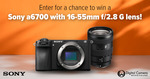 Win a Sony A6700 with E 16-55mm f/2.8 G Lens from Digital Camera Warehouse