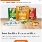 Free SunRice Flavoured Rice 450g at Woolworths @ Everyday Rewards (Activation Required)