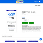 Catch Connect 90 Days 20GB Prepaid Mobile Plan $21 Delivered (New Customers Only, Ongoing $29 Per 90 Days) @ Catch Connect