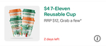 7-Eleven Reusable Cup $4 (Was $12) @ 7-Eleven App