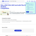 Win a $50 VISA Gift Card from Student Edge