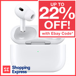 [eBay Plus] Apple AirPods Pro (2nd Generation) White Earphones MQD83ZA/A $326.82 Delivered @ eBay Shopping Express