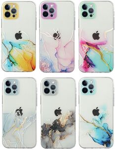 Clear Watercolor Soft Case for Apple iPhone 11, 12 Series, 13 Series $4.79 Delivered @ ABImports eBay
