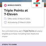 3x Velocity Points on all Eligible Purchases @ 7-Eleven (Activation Required in Velocity App)