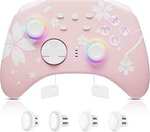 Mytrix Switch Controller (pink) w/ RGB + 2 pair joystick $43.99 + Delivery ($0 with Prime/ $59 Spend) @ Mytrix via Amazon AU