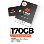 Boost $230 SIM Starter Kit 12 Months 160GB (Activated by 10 March 2025 for 10GB Bonus Data) $195 Delivered @ Telco Biz Traders