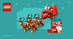 FREE LEGO® Santa’s Sleigh (40499) when you spend $200 or more @ AG LEGO® Certified Stores in Australia