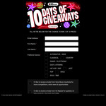 Win 1 of 10 Daily Prizes from Sony Music