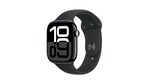 Apple Watch Series 10 GPS 46mm Jet Black Aluminium Case with Black Sport Band - M/L $628 (Was $699) + Shipping @ Harvey Norman