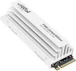 Crucial T705 PCIe 5.0 NVMe M.2 SSD with Limited Edition White Heatsink, 2TB, $368.50 Delivered @ Amazon UK via AU