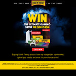 Win The Ultimate Gaming Setup or $5K Cash from Four'n Twenty