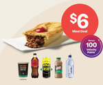 $6 Hot Food (Pie, Sausage Roll, etc) + Drink (Dare, 600mL Soft Drink, Coffee etc) + Bonus 100 Velocity Points @ 7-Eleven