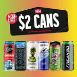 $2 Energy Drink Cans (Limit 6 Cans Per Order) + $9.95 Delivery ($0 QLD C&C/ $150 Order) @ Nutrition Warehouse