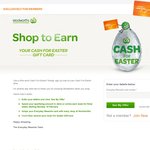 Woolworths Cash for Easter Promotion - Min Spend and Gift Card Amount Vary