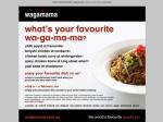 Receive a complimentary main meal when you purchase any other main meal @ Wagamama