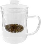 Just a Leaf Organic Tea Mug with Strainer +S.Steel Tea Infuser: $6.42 Delivered (RRP $20+)