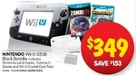 Wii U 32GB Black Premium+ Zombie U Game +Nintendo Land Game +Wii U Crystal Cast Pack $349 @ DSE