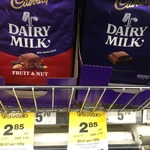 Woolworths Cadbury Dairy Milk 350gm Blocks $2.85 50% off