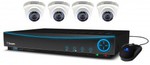 Swann DVR4-4000 with 500GB Hard Drive and 4 PRO-541 Dome Cameras $299 + Free Delivery-Save $500