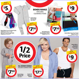 Coles - We'll keep this one brief. Check out the NEW Bonds range of womens,  mens and kids socks and underwear at Coles! 👙
