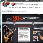 OVER 20% off Everything @ Gallin's Musician's Pro Shop  - Instore & Online inc. Free Shipping!