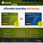 Register a New Domain Name, Get Web Hosting for $1 for 1 Year @ Zuver
