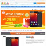 AXGIO NEON N1 Smart Phone $29.99 USD Delivered (20 Unit Flash Deal) Starts August 29th 7PM AEST