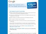 $75 of FREE Advertising From Google AdWords!