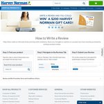 Win a $200 Harvey Norman Gift Card from Harvey Norman